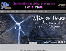 Tablet Screenshot of knowtheatre.com